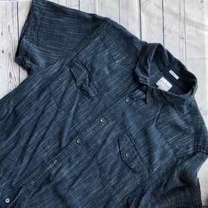guess tee shirt button up